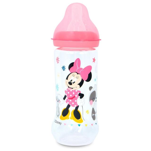 Disney - Minnie Mouse Baby Feeding Regular Neck Bottle - 250 ml