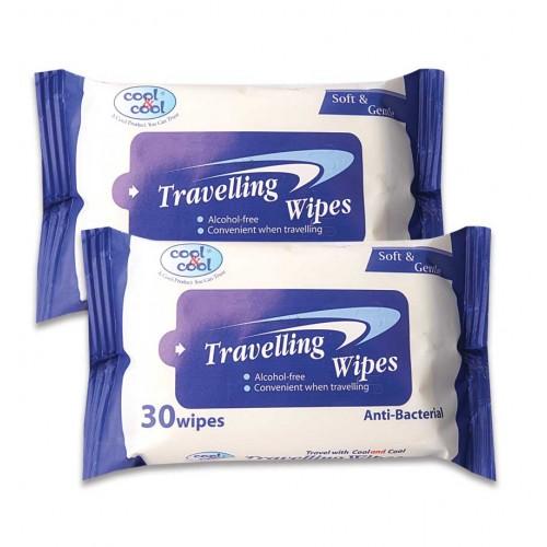 Cool & Cool Travelling Wipes