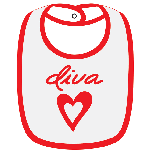 Twinkle Hands Diva Baby Bib