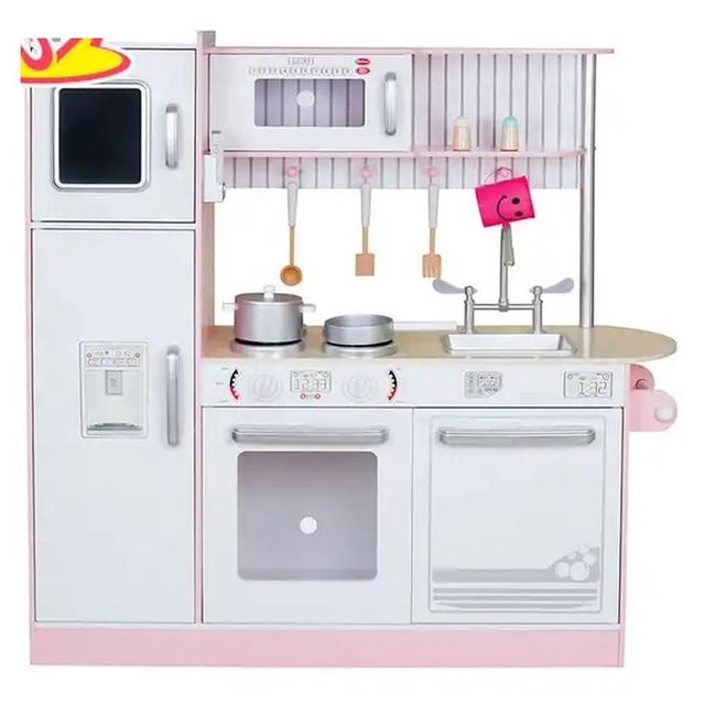 Little Angel - Kids Wooden Kitchen Toy Set For Girls