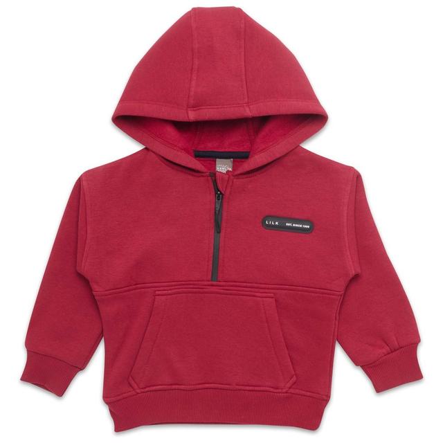 Little Kangaroos - Boy's Hooded Sweatshirt - Wine