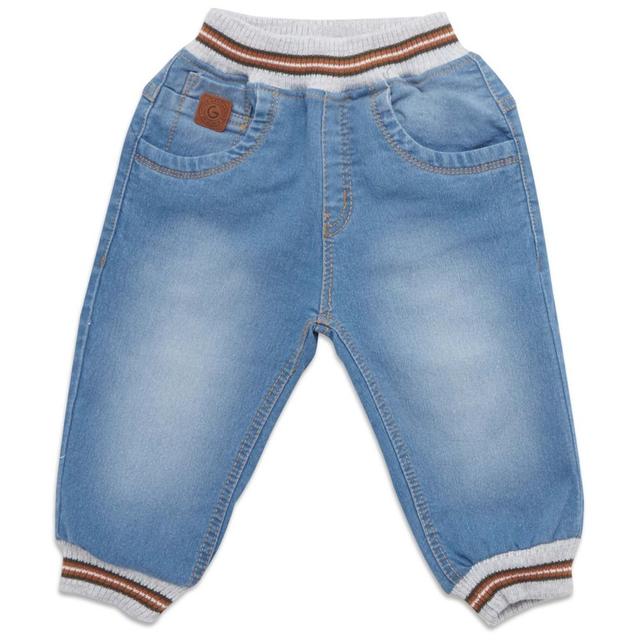 Little Kangaroos - Baby Boy's Denim Joggers - Light Blue