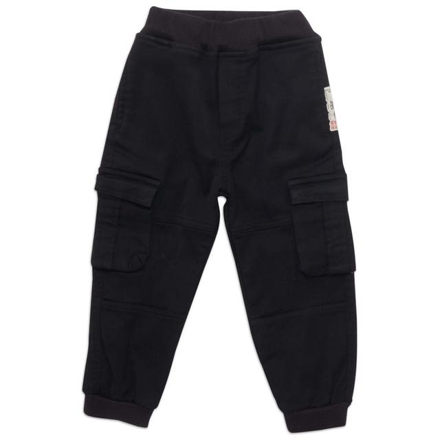 Little Kangaroos - Baby Boy's Cargo Pants - Black