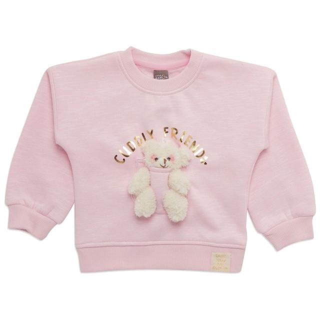 Little Kangaroos - Baby Girl's Sweatshirt - Light Pink