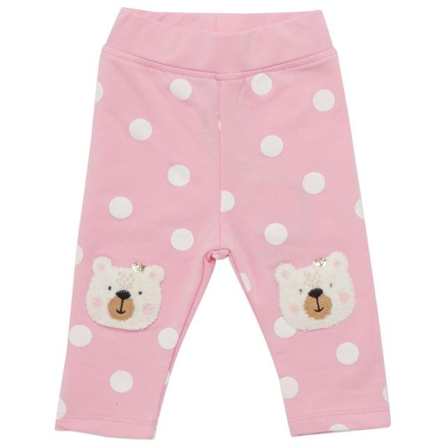 Little Kangaroos - Baby Girl's Printed Leggings - Baby Pink