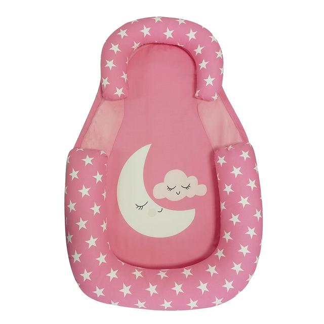 Smart Baby - Baby Girl Anti Roll Over Baby Sleep Pad - Pink