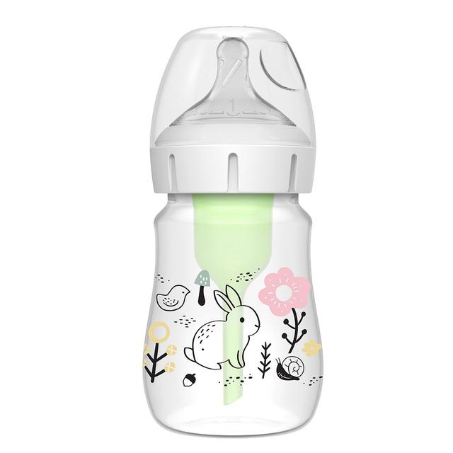 Dr. Brown's - Wide-Neck Anti-Colic Options+ Baby Bottle - Woodland Bunny - 150 ml