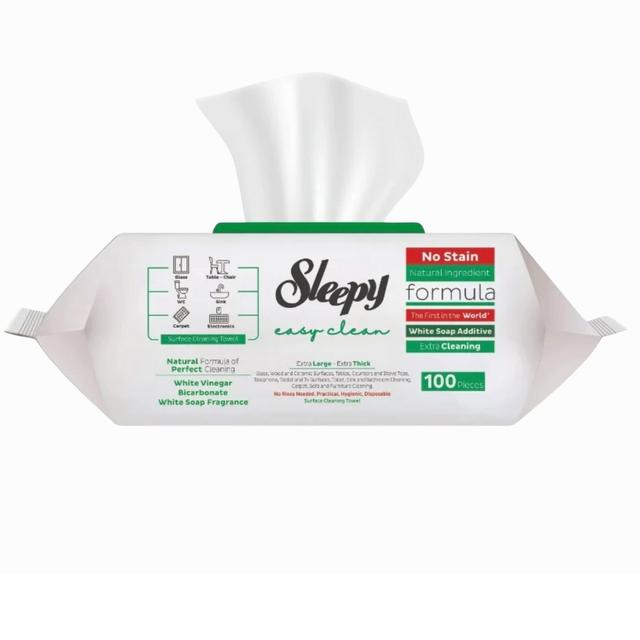 Sleepy - Multi-Surface Cleaning Wipes - White Soap - 100 Pcs