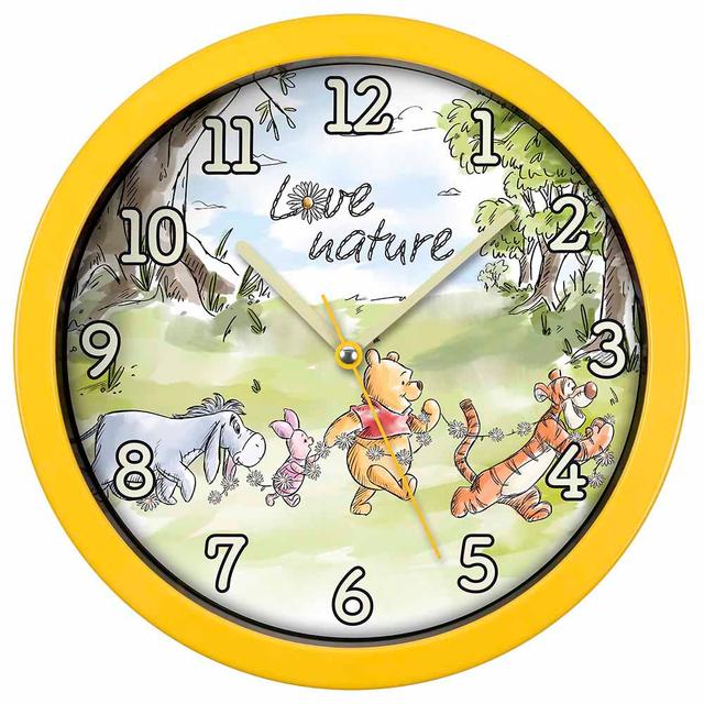 Disney - Winnie The Pooh Wall Clock - Yellow