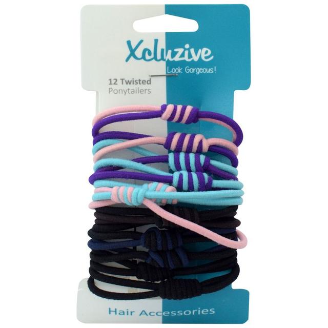 Xcluzive - Twisted Pony Tailers - 12pcs