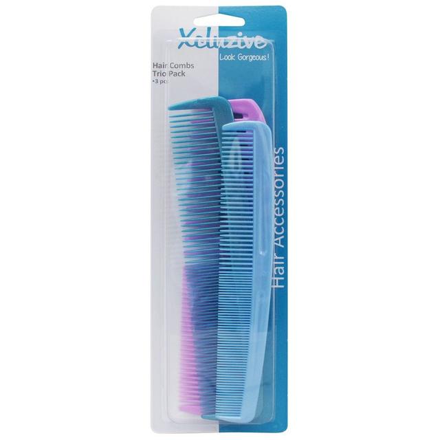 Xcluzive - Hair Combs Trio - 3pcs