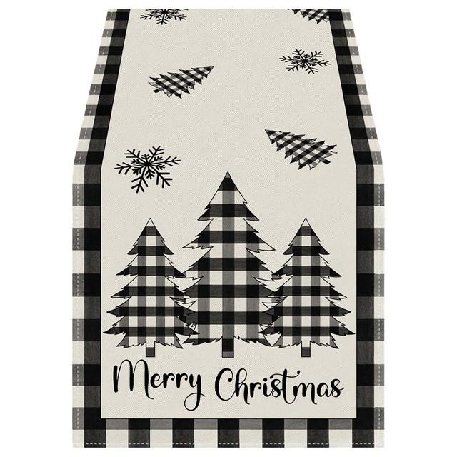 Highland - Merry Christmas Reusable Table Runner - 33 x 178 cm