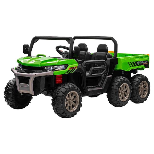 Megastar - Electric 6-Wheel Ride On Dumper Truck - Green - 24V