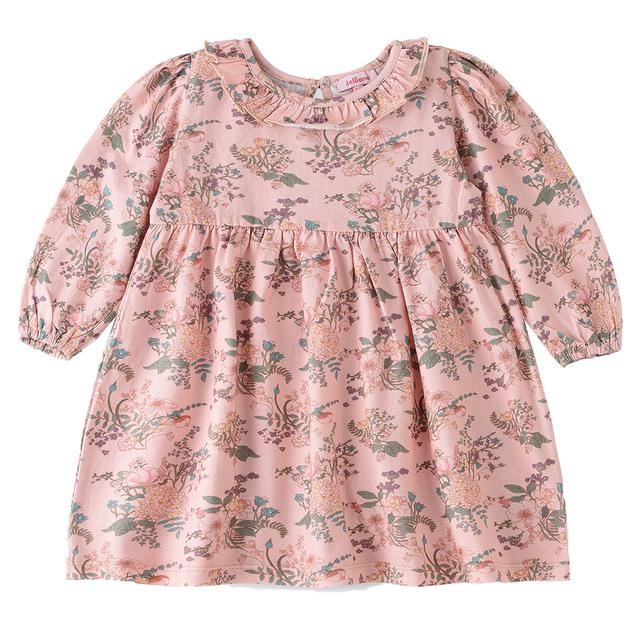 Jelliene - Girls Floral Comfortable Cotton Dress