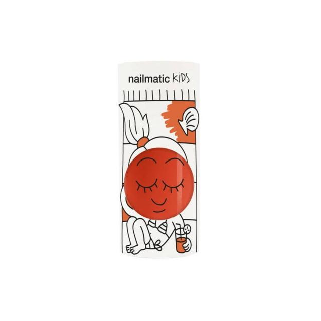 Nailmatic Kids - Water Based Orange Nail Polish 0.27Fl.oz