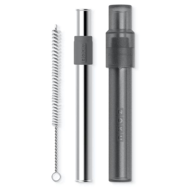 Zoku Pocket Straw Jumbo - Charcoal