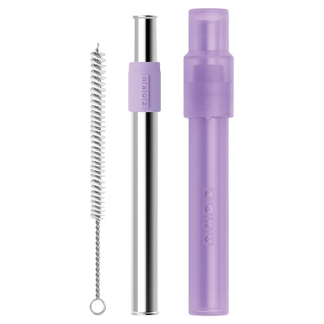 Zoku Pocket Straw Jumbo - Purple