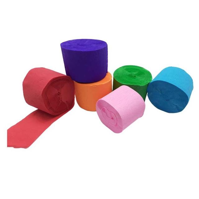 Craft Box - Crepe Rolls Pack of 6 Colors