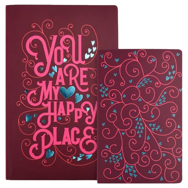 Doodle - Happy Place Twin Diary (Set of 2 Notebooks)