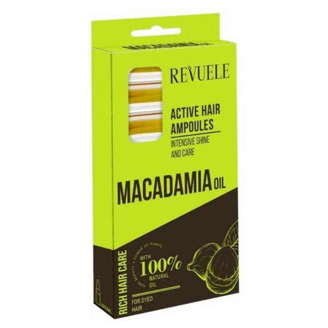 Revuele - Active Hair Macadamia Oil Ampoules 5ml - Pack of 8