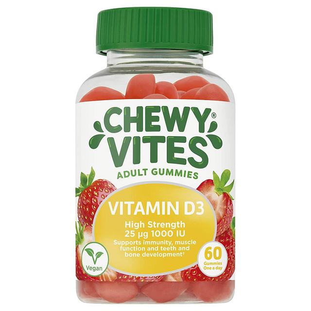 Chewy Vites - Adults Vitamin D3 Extra Strength - 60 Gummies