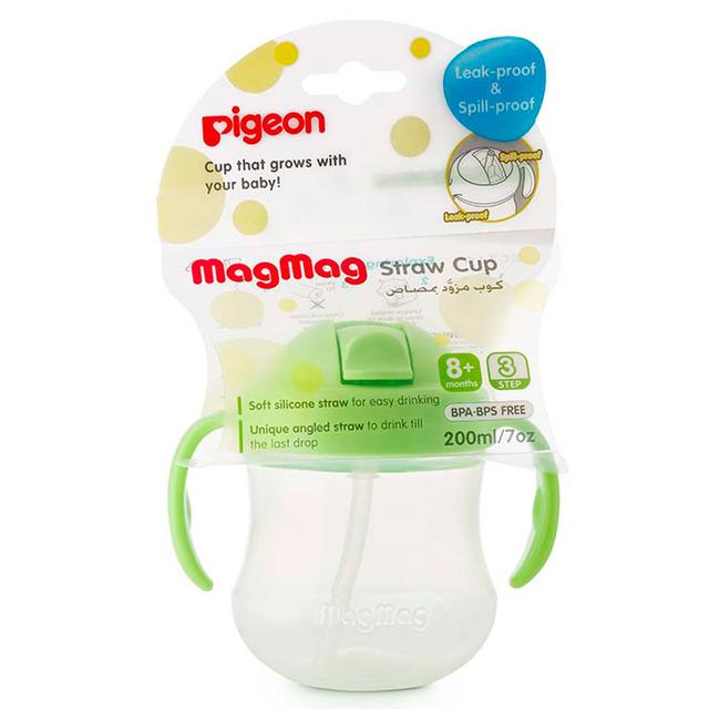 Pigeon - Mag Mag Straw Cup - Green