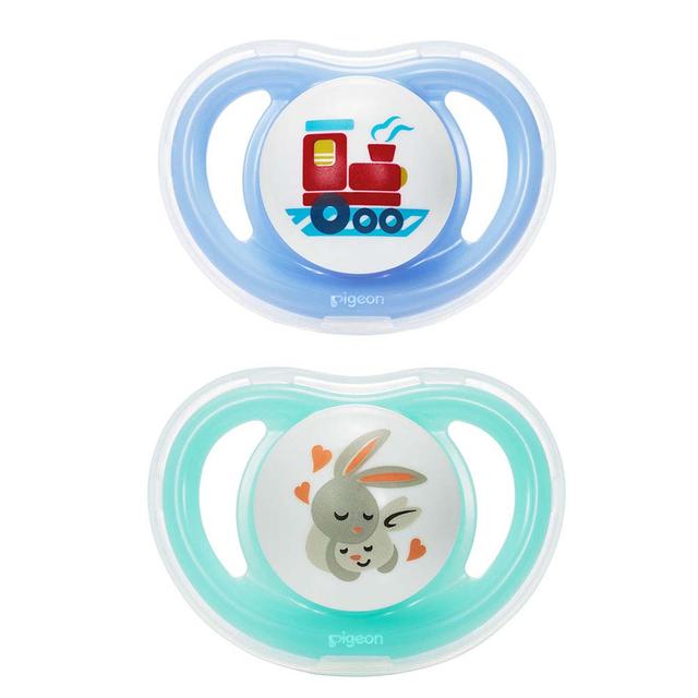 Pigeon - Mini Light Pacifier Twin Boy (S)