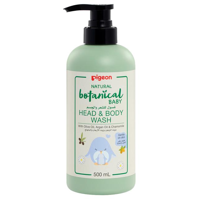 Pigeon - Natural Botanical Baby Head & Body Wash 500ml