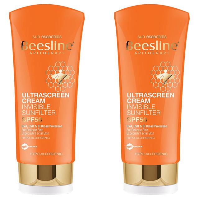 Beesline - Ultrascreen Cream Invisible Sun Filter SPF50 - 60 ml - 2pcs