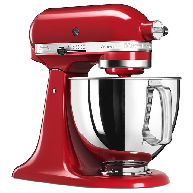 KitchenAid 5KSM125BER Artisan 4.8L Tilt-Head Stand Mixer Red