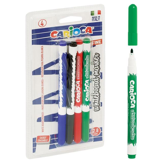 Carioca - Whiteboard Finetip Marker - 4pcs