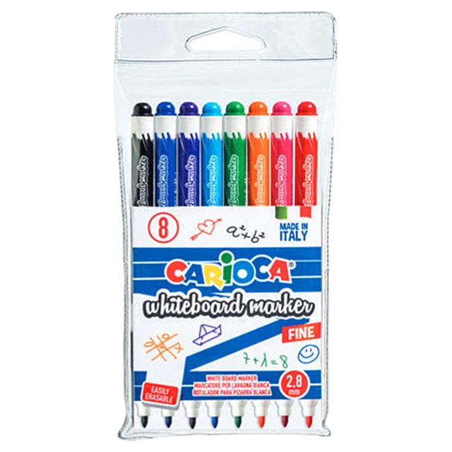 Carioca - Whiteboard Finetip Marker - 8pcs