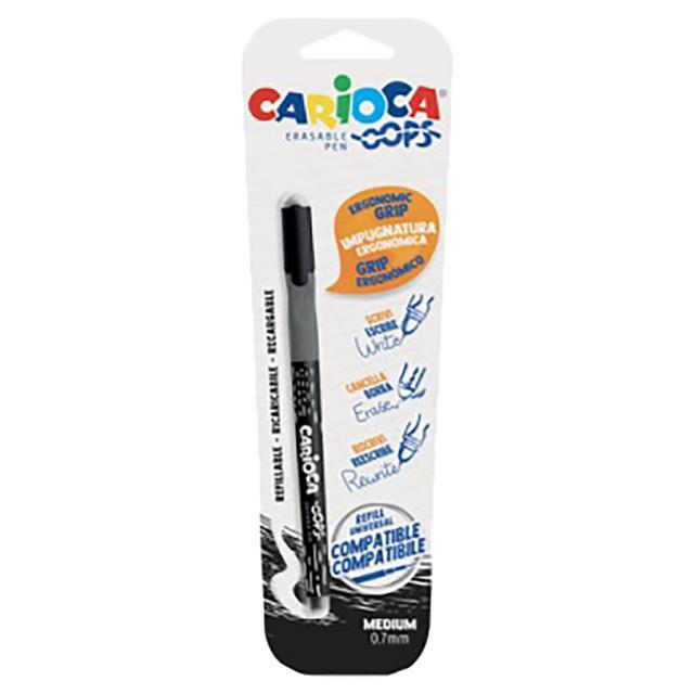 Carioca - Oops Blister Erasable Pen - Black