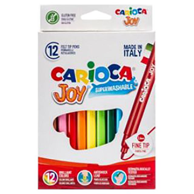 Carioca - Joy Box Fine Felt Tip Pens - 12pcs