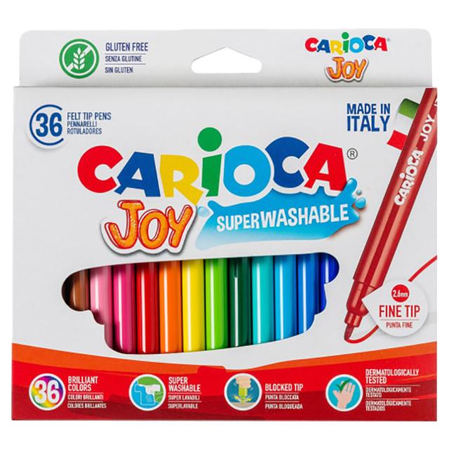 Carioca - Joy Box Fine Felt Tip Pens - 36pcs