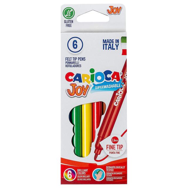 Carioca - Joy Box Fine Felt Tip Pens - 6pcs