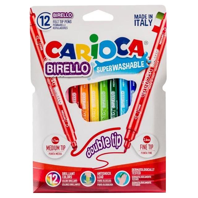 Carioca - Birello Box Felt Tip Pens - 12pcs