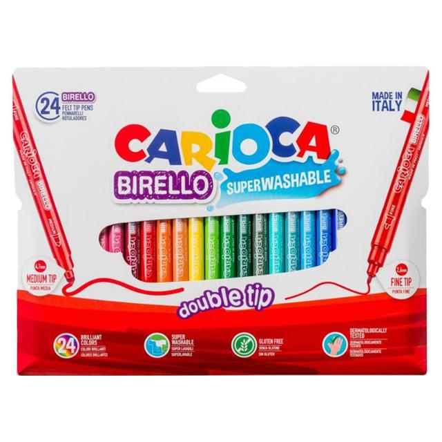 Carioca - Birello Box Felt Tip Pens - 24pcs