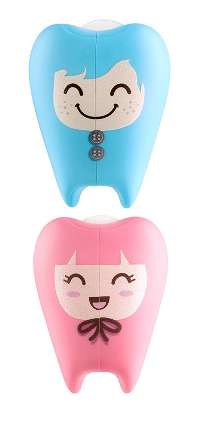 Flipper - 2 in 1 Freckie & Gigi Toothbrush Holder