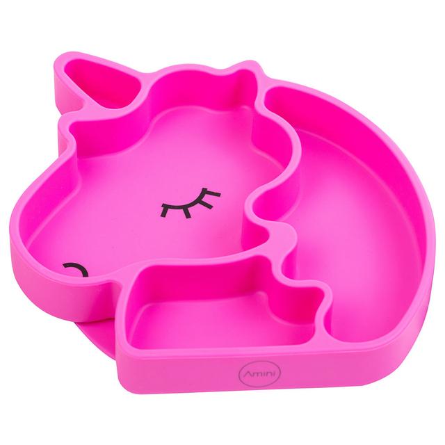 A'ish Home - Kids Amini Unicorn Plate - Pink