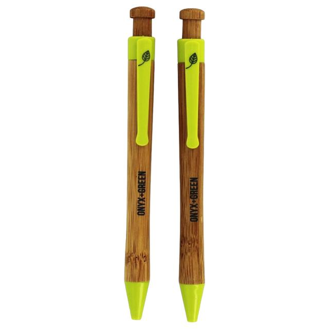 Onyx & Green - Ball Pen Blue - 2 Pack