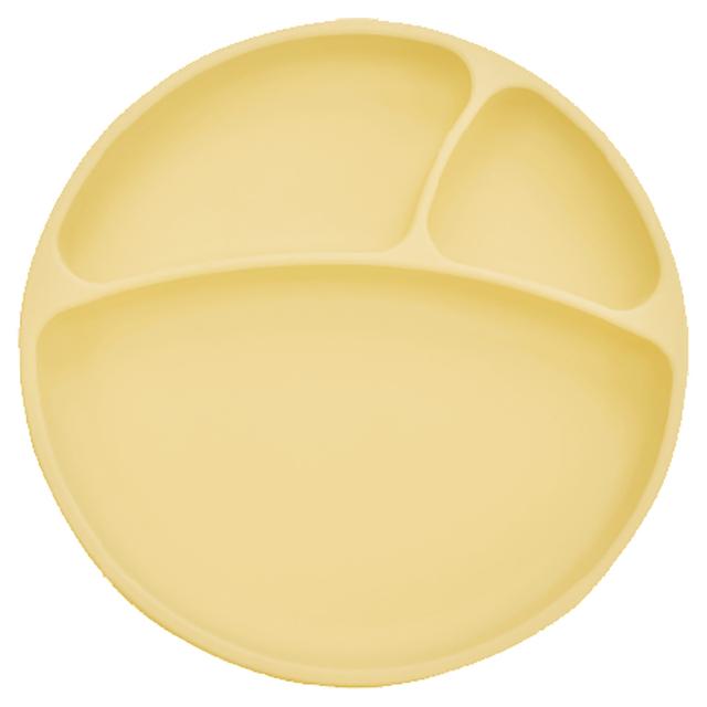 Minikoioi - Silicone Portions Plate - Yellow