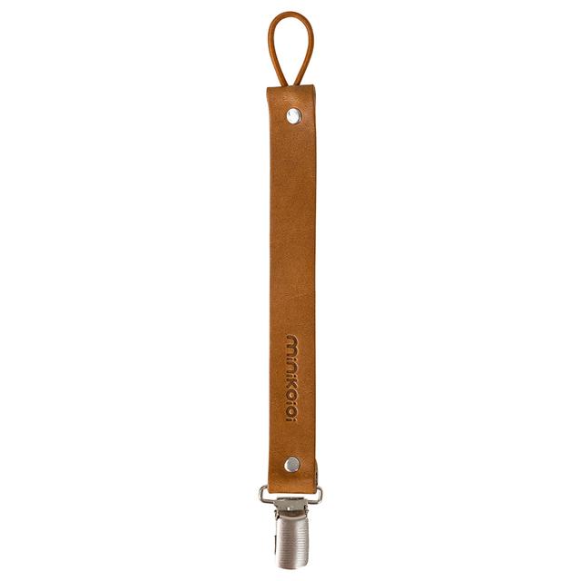 MinikOiOi Klips - Pacifier Holder - Cinnamon Brown