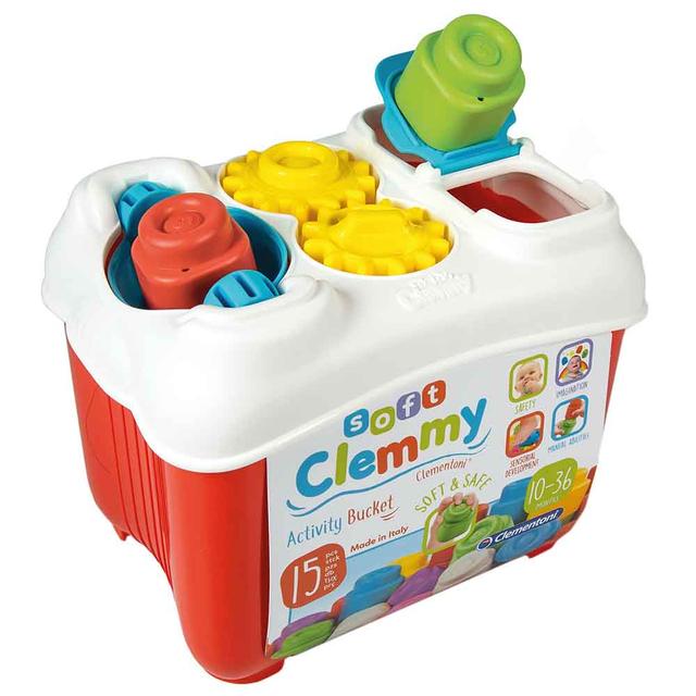 Clementoni - Soft Clemmy Activity Bucket Sensory Toy