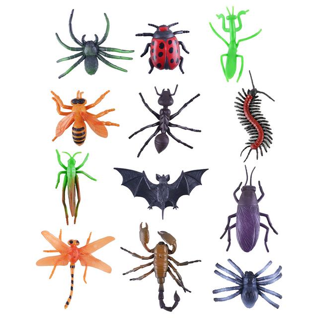 Power Joy - Figurine - Insects - 4-Inch - 6pcs - Style may vary