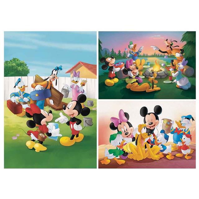 Clementoni - Mickey Classic Play For Future Puzzle - 3x48pcs