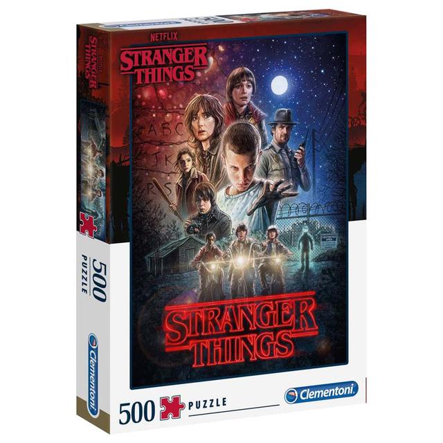 Clementoni - Stranger Things Jigsaw Puzzle - 500pcs