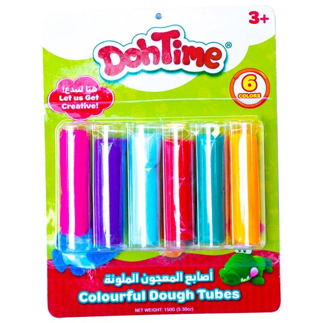 DohTime - 6 Tubes Blister Play Dough Set