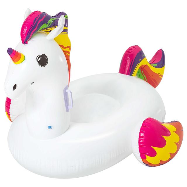 Bestway - Fantasy Unicorn Rider 150x117cm - White - Inflatable Pool Float