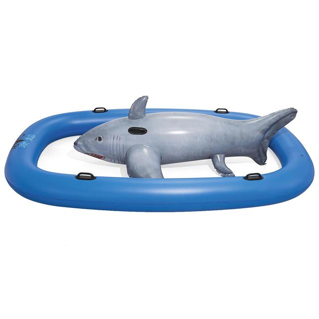 Bestway - Rider Tidal Wave Shark - Inflatable Pool Float - Blue